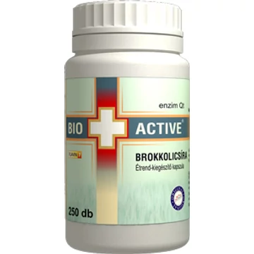 Bio+Active Brokkolicsíra kapszula 250db