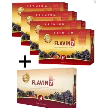 Flavin7 Prémium 4x7x100ml + Ajándék 1 doboz Flavin7 7x100ml 