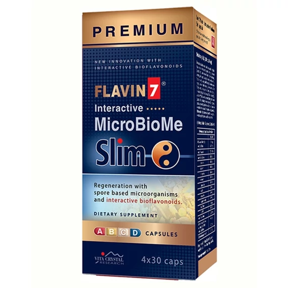 Flavin7 Premium Interactive MicroBioMe SLIM 4x30 kapszula