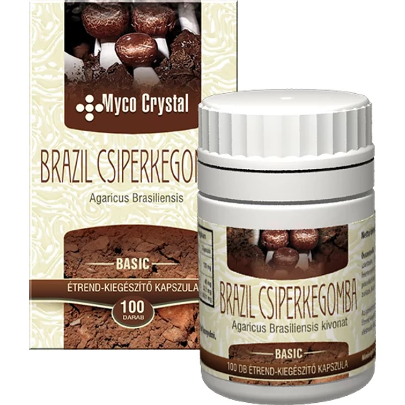 Myco Crystal Brazil csiperkegomba kapszula 100db